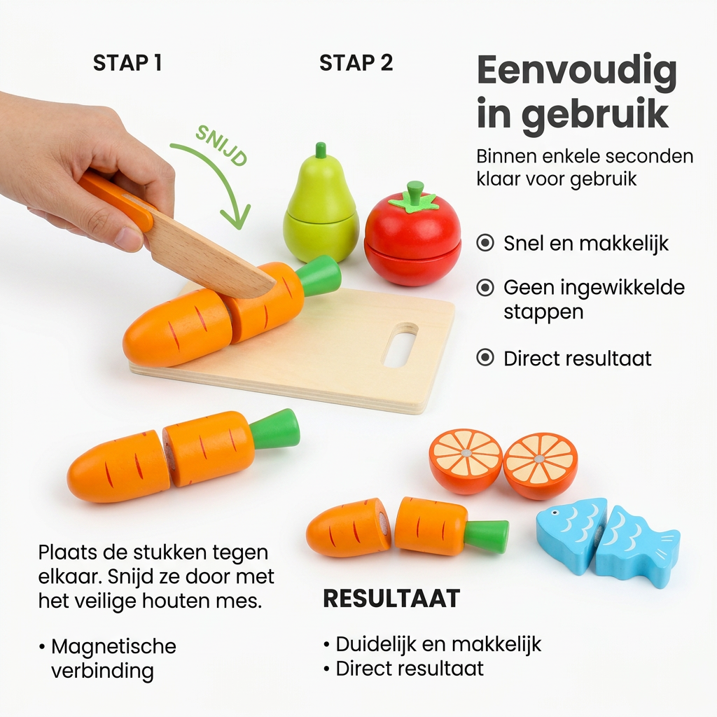 LittleChef™ Houten Keukenset