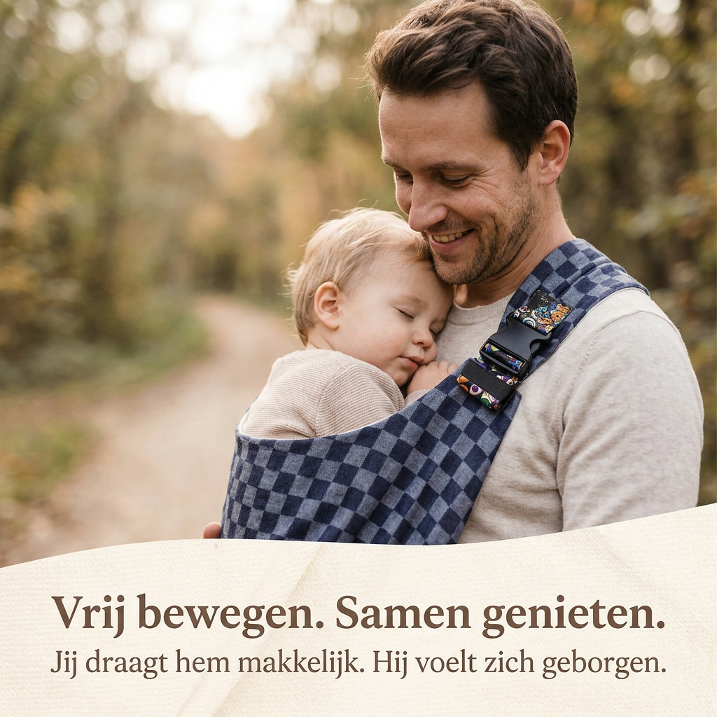 BabyCarry™ Verstelbare draagzak - Handen vrij. Baby dichtbij.