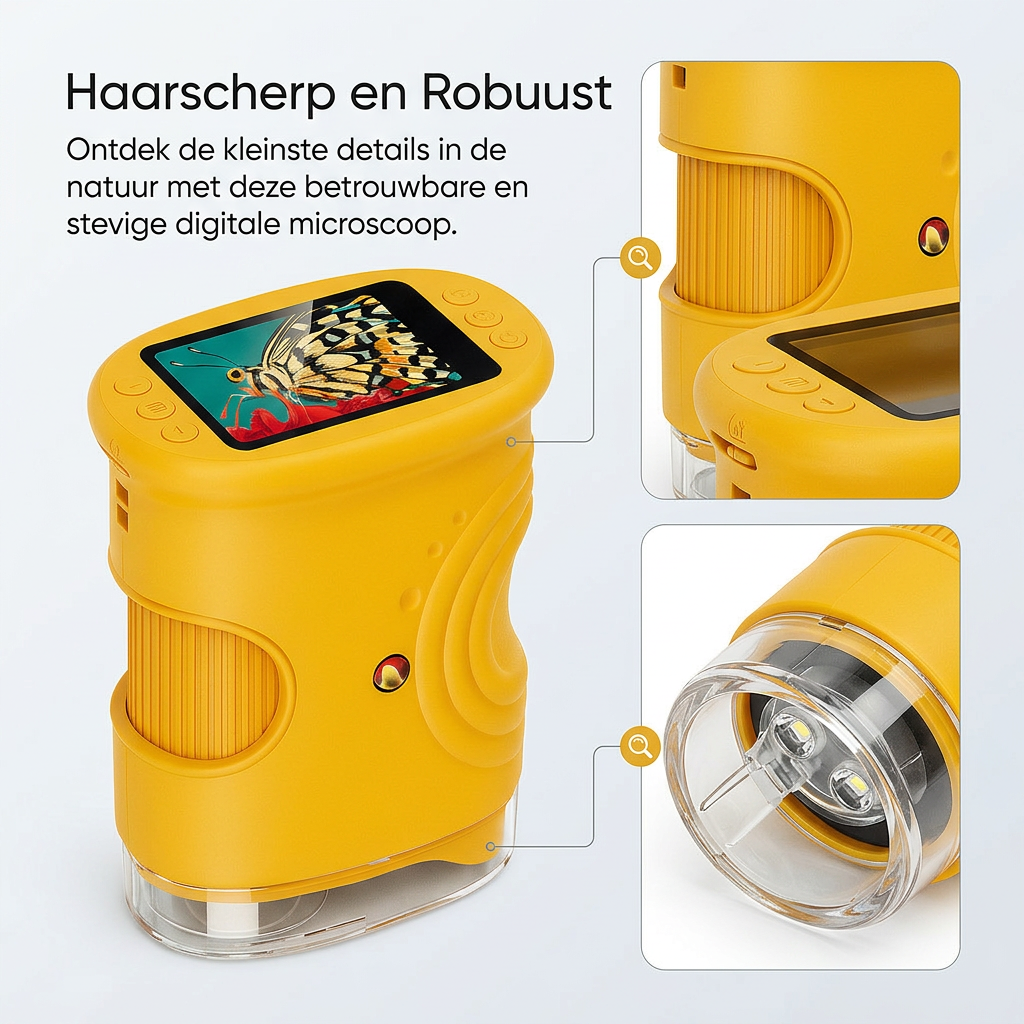 Avonturen Microscoop - Minder schermtijd, meer ontdekken🔍