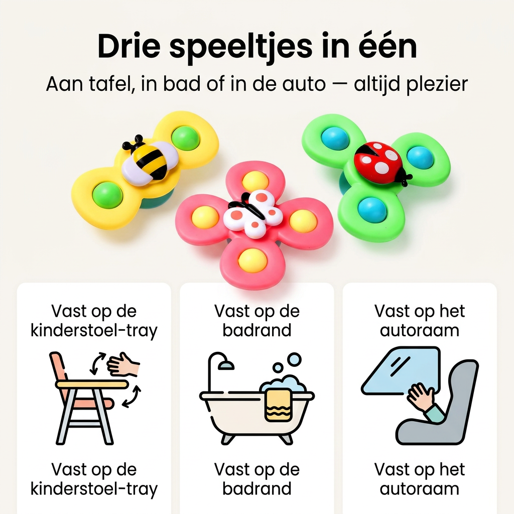 HappySpin™ – Eindeloos speelplezier