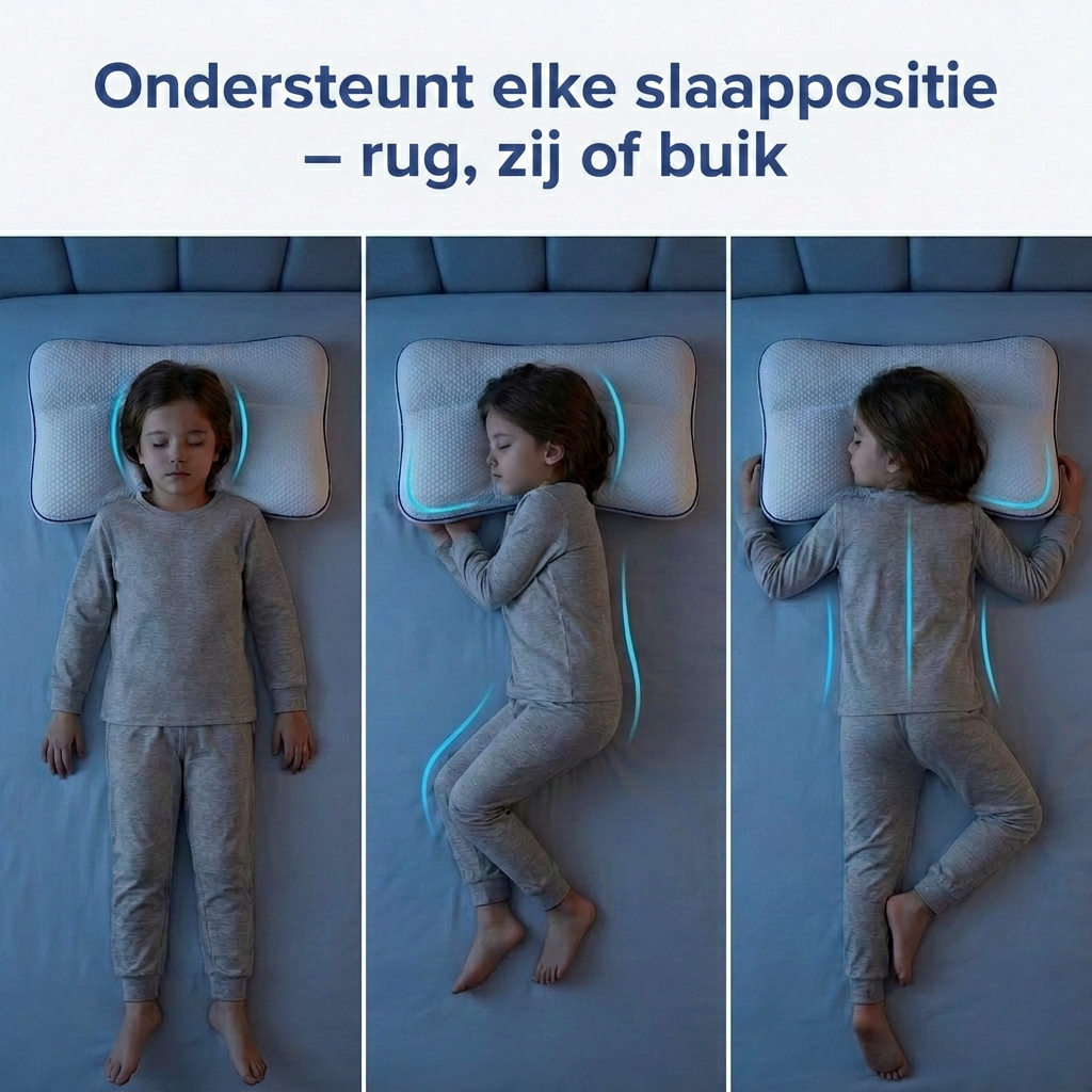 Ergonomisch Kinderkussen™ - Eindelijk uitgerust wakker