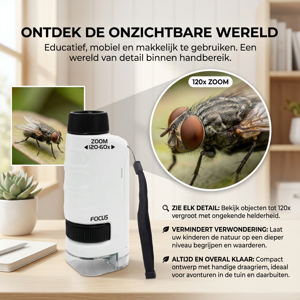 PocketScope™ Draagbare Microscoop