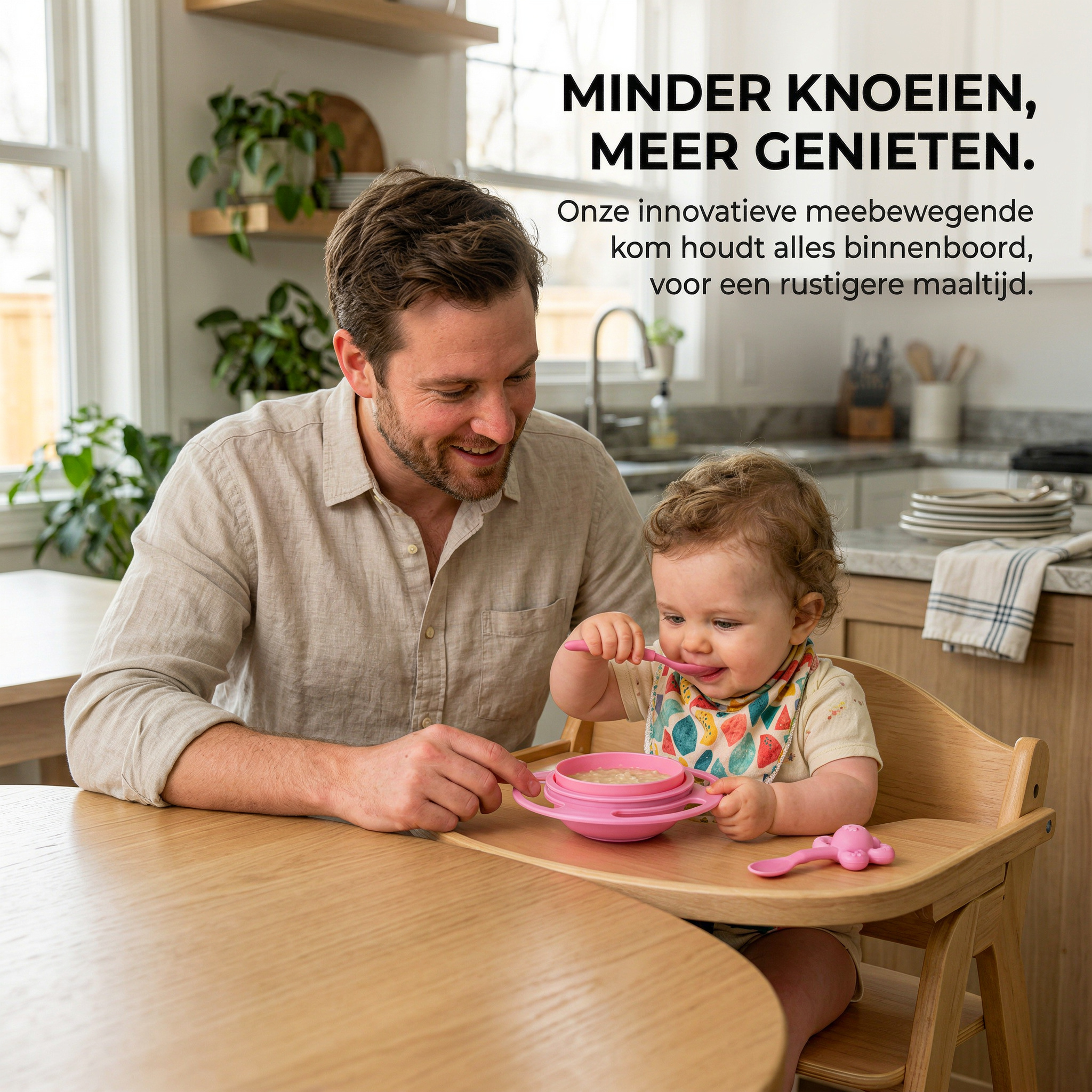 NoSpill™ – Nooit meer knoeien, nooit meer stress