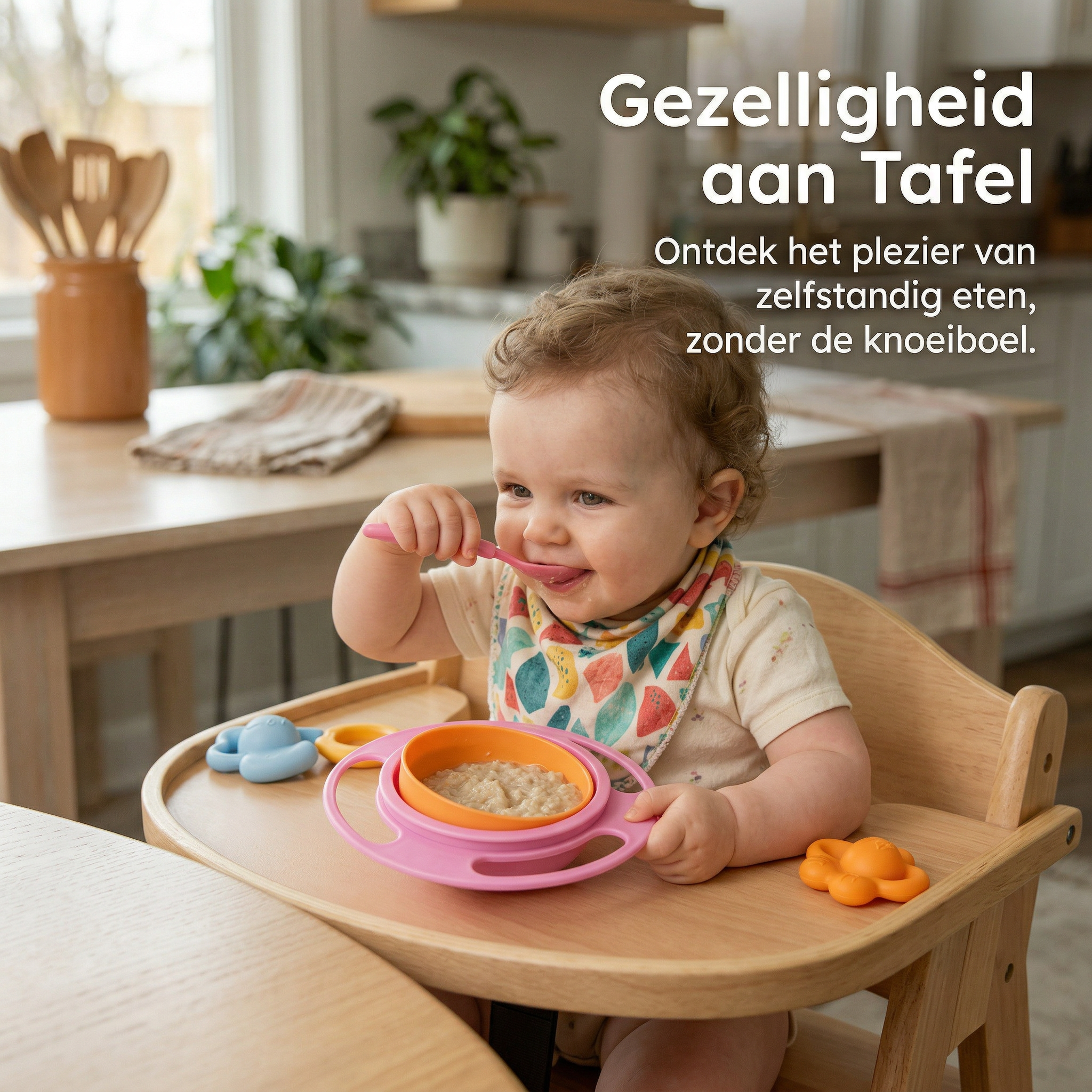NoSpill™ – Nooit meer knoeien, nooit meer stress