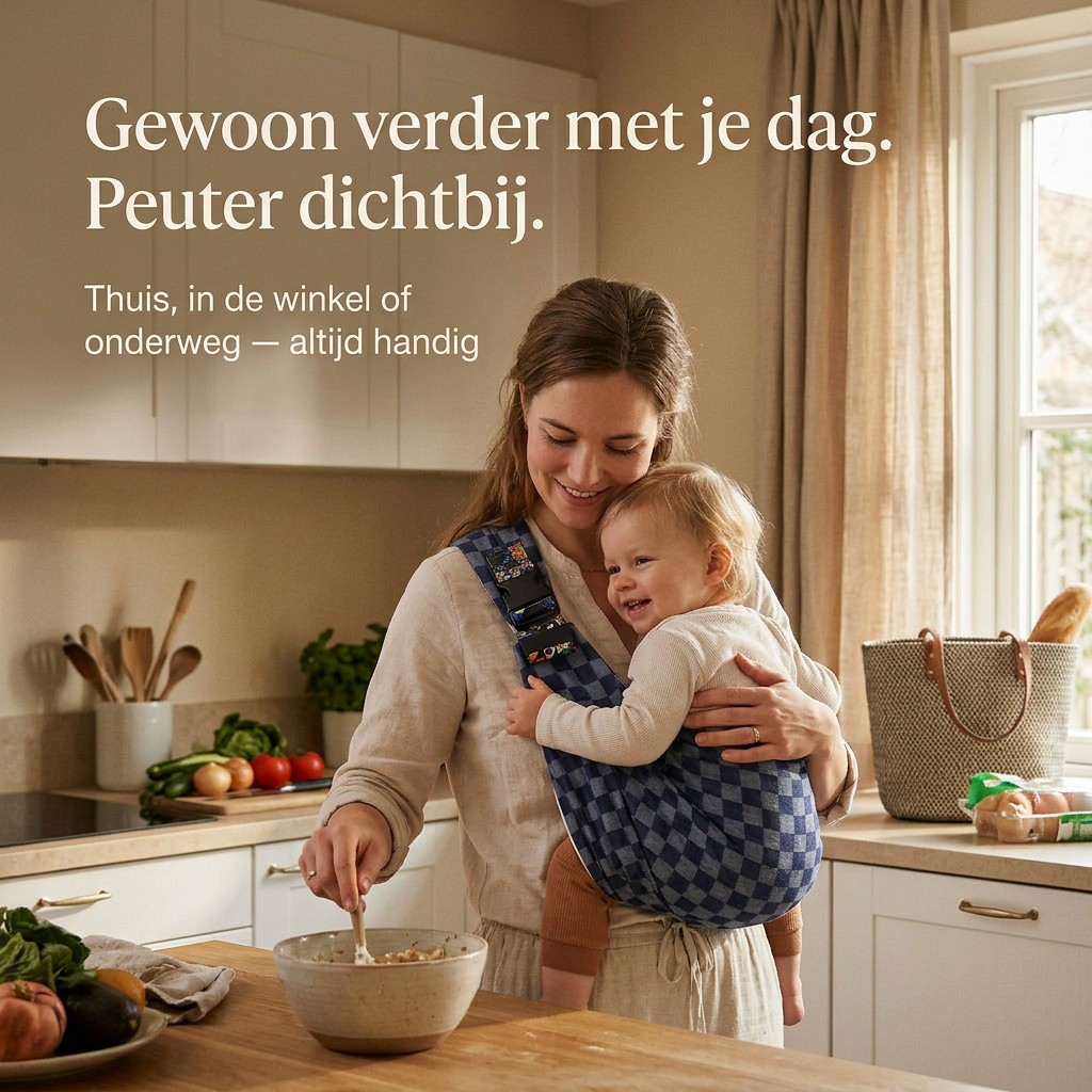 BabyCarry™ Verstelbare draagzak - Handen vrij. Baby dichtbij.