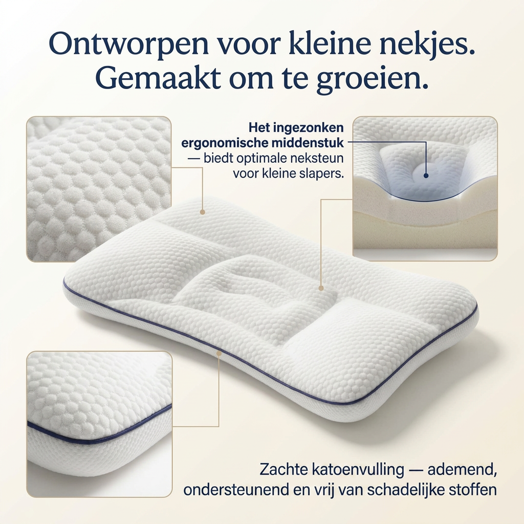 Ergonomisch Kinderkussen™ - Eindelijk uitgerust wakker
